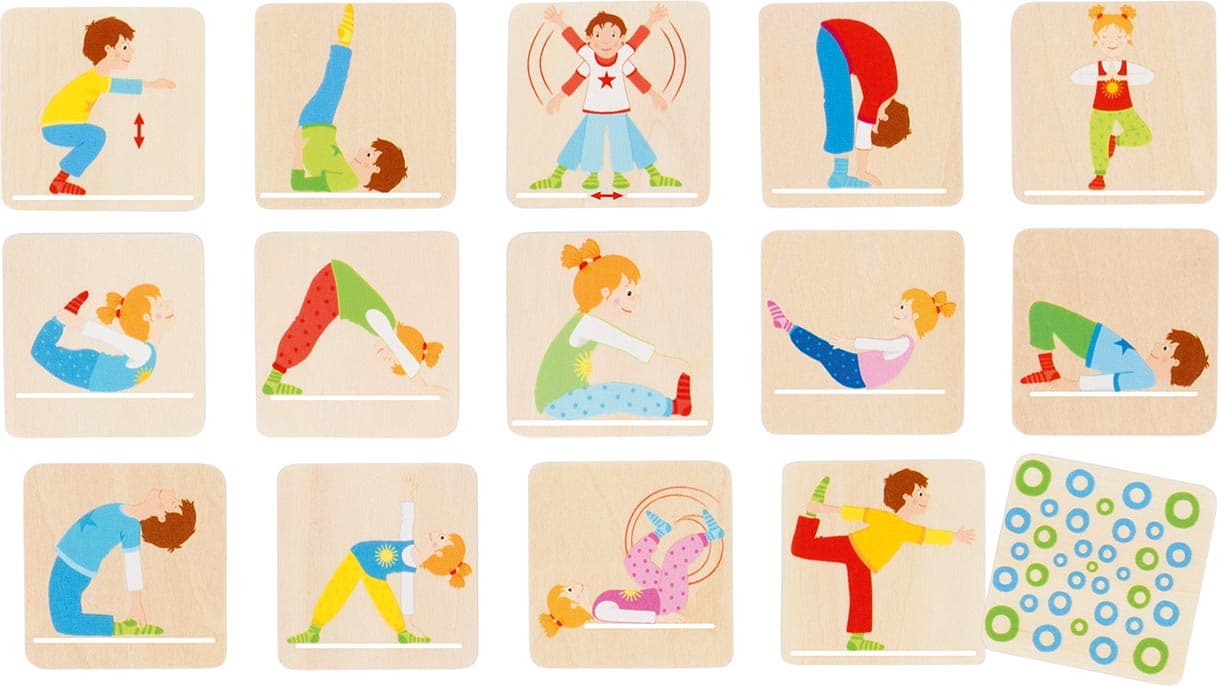 Goki 56647 - Memospiel Activity Gymnastik