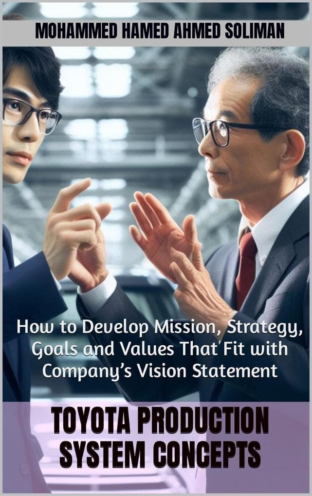 How to Develop Mission, Strategy, Goals and Values That Fit with Company's Vision Statement (Toyota Production System Concepts)