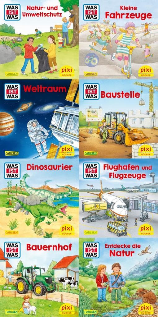 Pixi-8er-Set 296: Pixi zeigt dir WAS IST WAS (8x1 Exemplar)