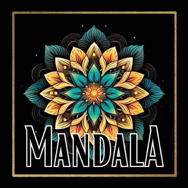 Black Mandala- Das Malbuch