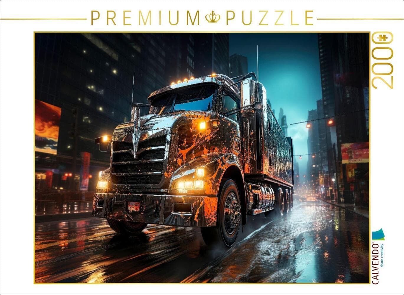 CALVENDO Puzzle Trucks | 2000 Teile Lege-Größe 90x67cm Foto-Puzzle für glückliche Stunden