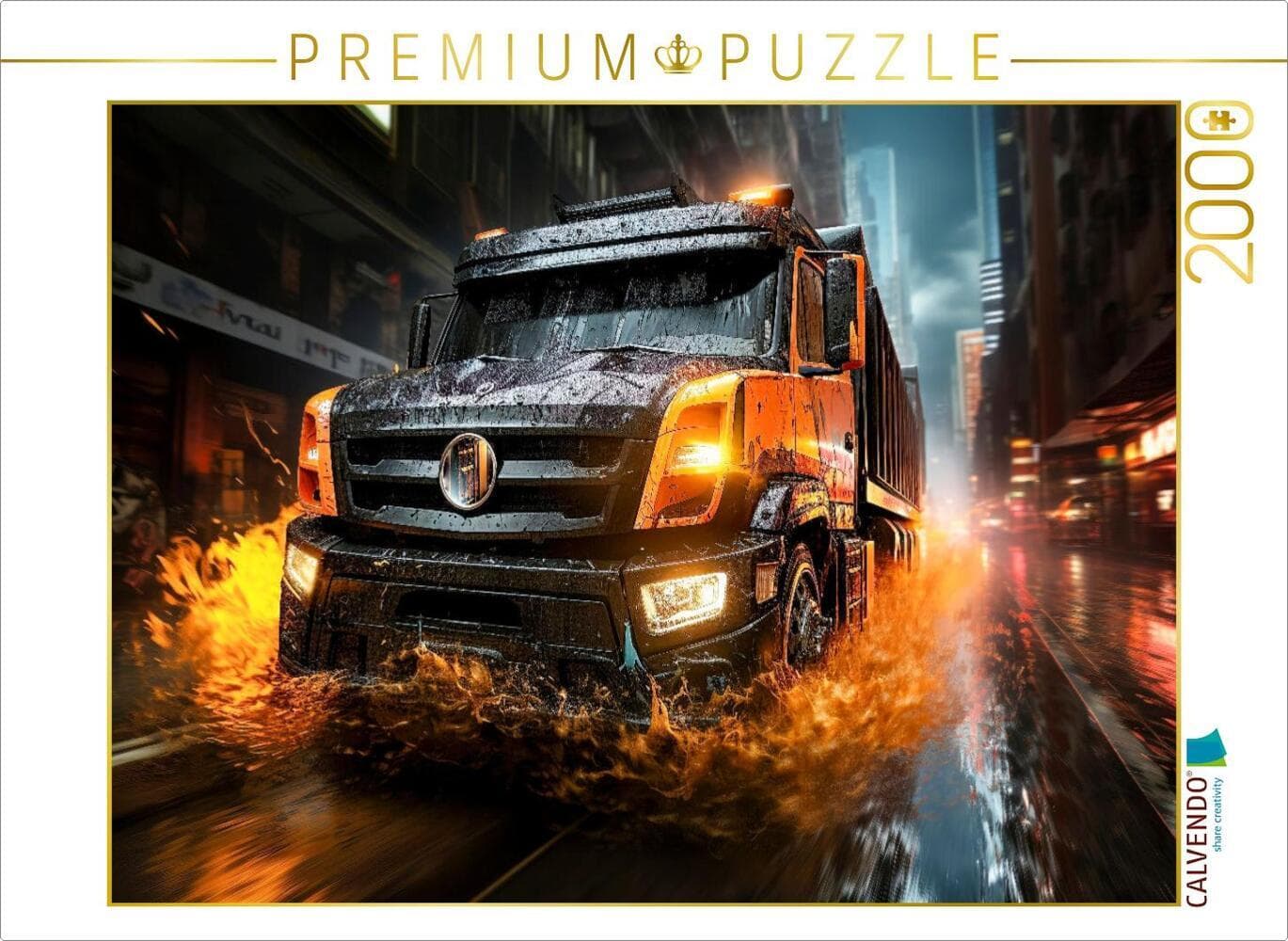 CALVENDO Puzzle Trucks | 2000 Teile Lege-Größe 90x67cm Foto-Puzzle für glückliche Stunden