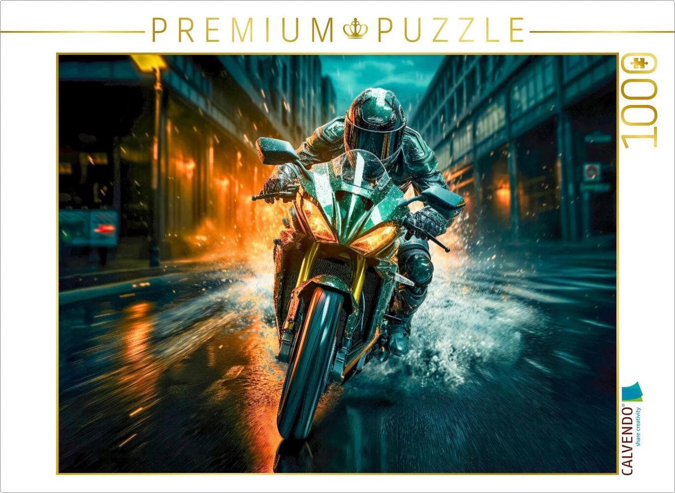 CALVENDO Puzzle Motrorräder | 1000 Teile Lege-Größe 64x48cm Foto-Puzzle für glückliche Stunden