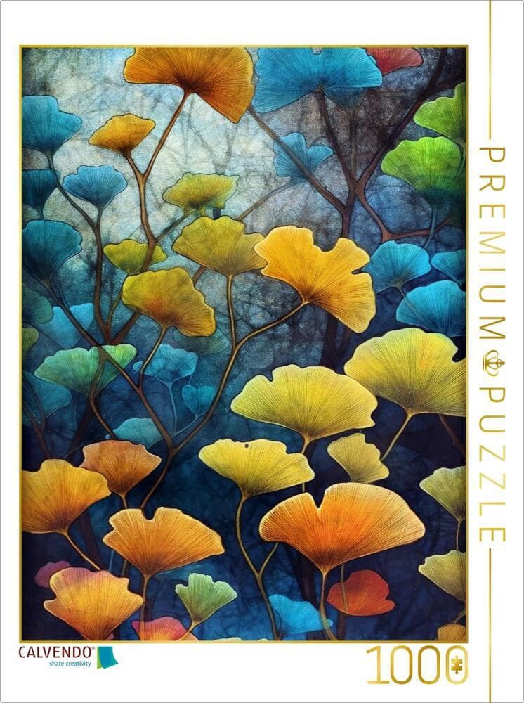 CALVENDO Puzzle Blätterpracht | 1000 Teile Lege-Größe 64x48cm Foto-Puzzle für glückliche Stunden