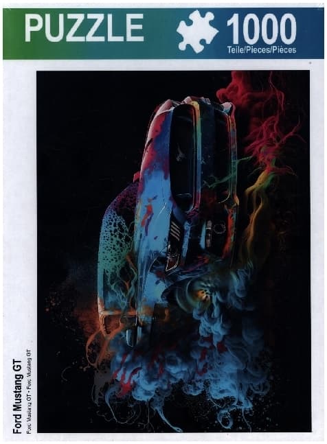 CALVENDO Puzzle Ford Mustang GT | 1000 Teile Lege-Größe 64x48cm Foto-Puzzle für glückliche Stunden