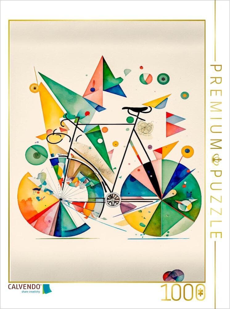 CALVENDO Puzzle Das Fahrrad | 1000 Teile Lege-Größe 64x48cm Foto-Puzzle für glückliche Stunden