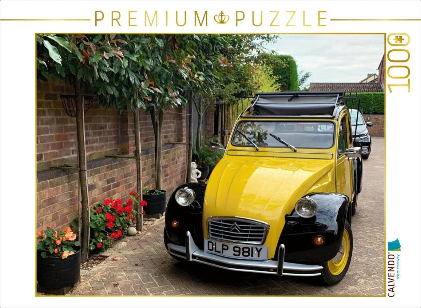 CALVENDO Puzzle Citroen 2 CV | 1000 Teile Lege-Größe 64x48cm Foto-Puzzle für glückliche Stunden
