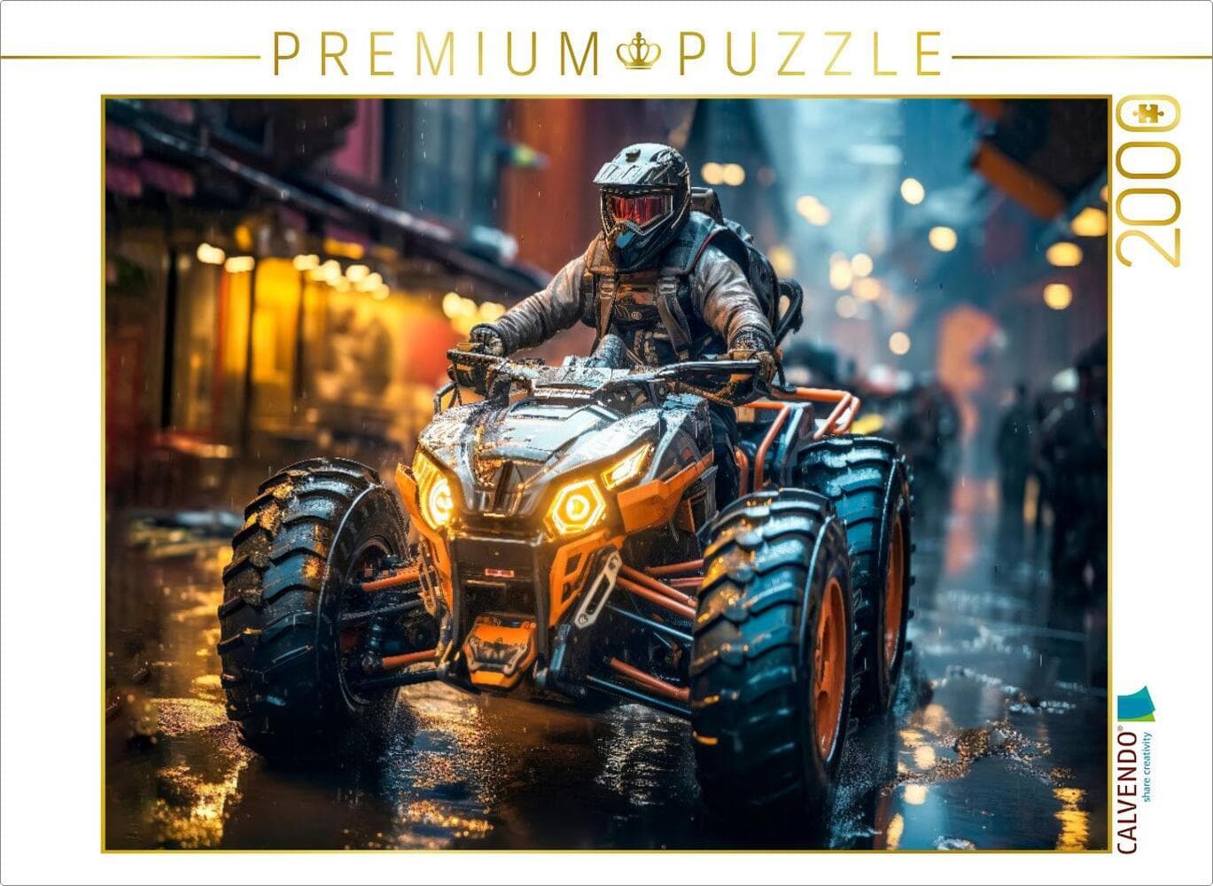 CALVENDO Puzzle Quad - Leidenschaft | 2000 Teile Lege-Größe 90x67cm Foto-Puzzle für glückliche Stunden