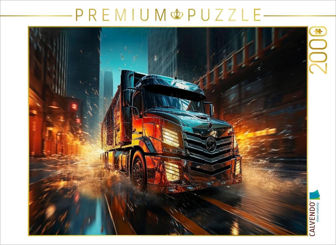 CALVENDO Puzzle Trucks | 2000 Teile Lege-Größe 90x67cm Foto-Puzzle für glückliche Stunden