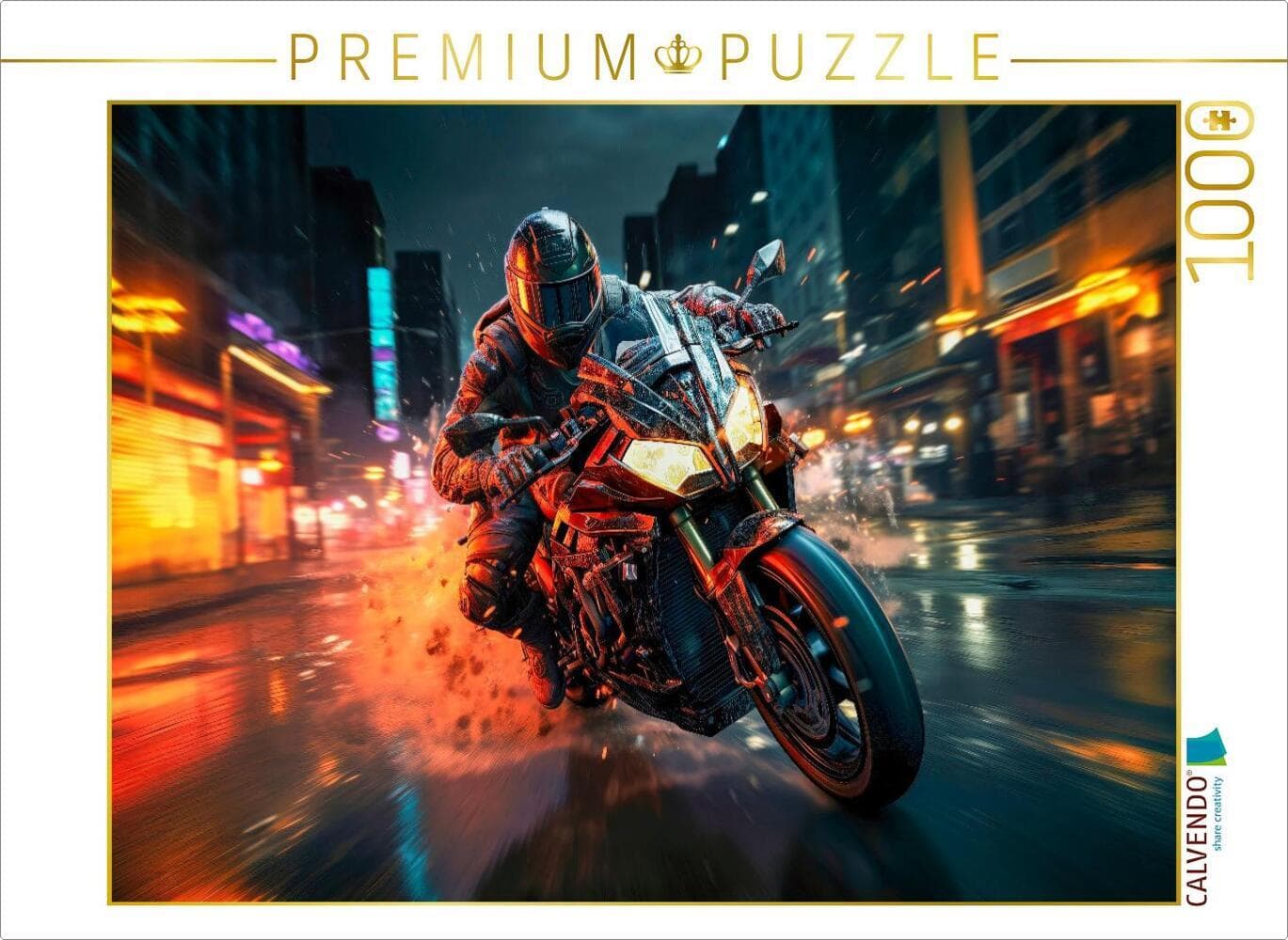 CALVENDO Puzzle Motorräder | 1000 Teile Lege-Größe 64x48cm Foto-Puzzle für glückliche Stunden