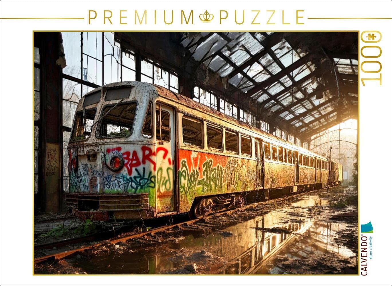 CALVENDO Puzzle Straßenbahn | 1000 Teile Lege-Größe 64x48cm Foto-Puzzle für glückliche Stunden