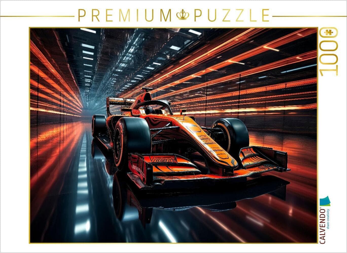 CALVENDO Puzzle Rennwagen | 1000 Teile Lege-Größe 64x48cm Foto-Puzzle für glückliche Stunden