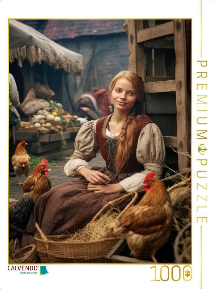 CALVENDO Puzzle Melisande | 1000 Teile Lege-Größe 64x48cm Foto-Puzzle für glückliche Stunden