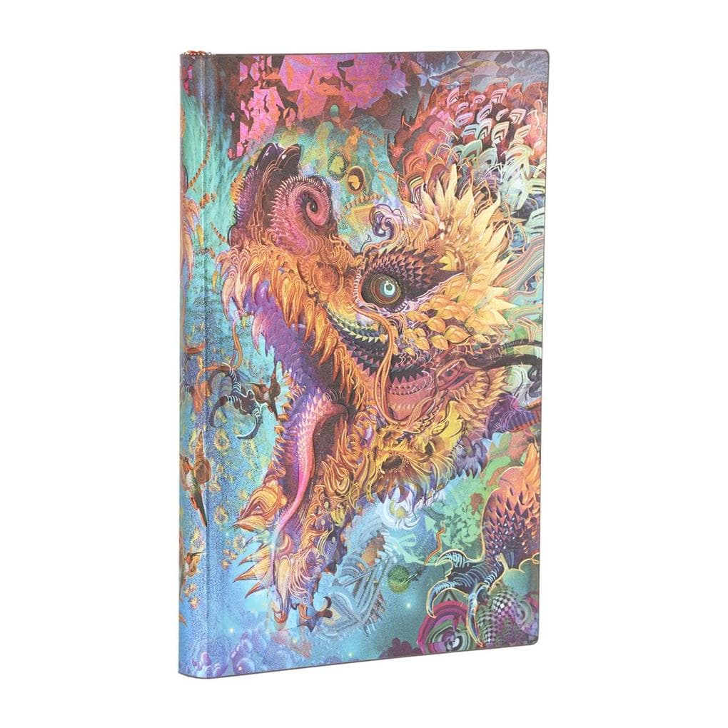 Paperblanks Humming Dragon Android Jones Collection Flexi Dot-Grid Planners Maxi Dot Grid Elastic Band Closure 192 Pg 120 GSM