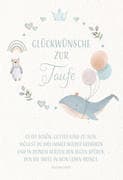 Glückwünsche zur Taufe