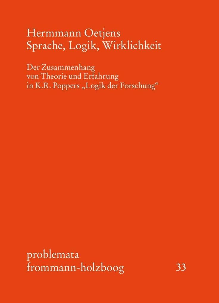 Sprache, Logik, Wirklichkeit