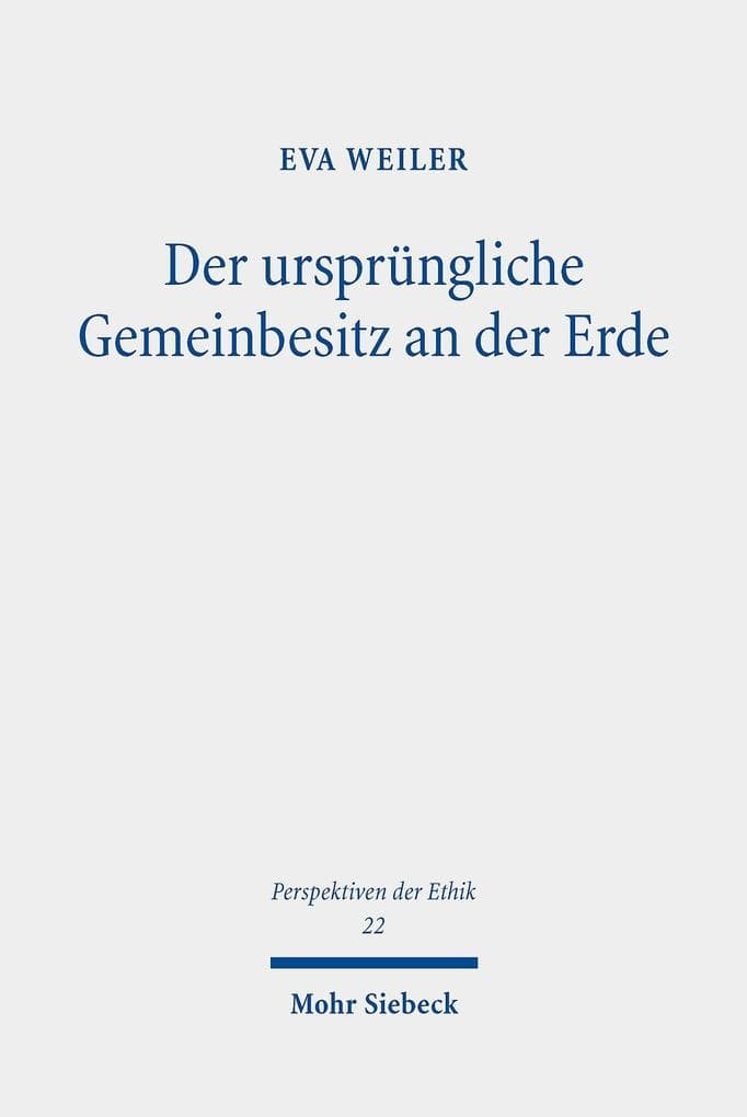 Der ursprüngliche Gemeinbesitz an der Erde