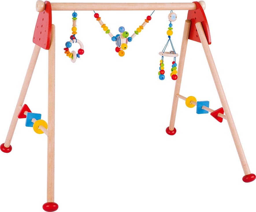 Goki 65319 - Baby-Fit Regenbogen, Greif- und Spieltrainer