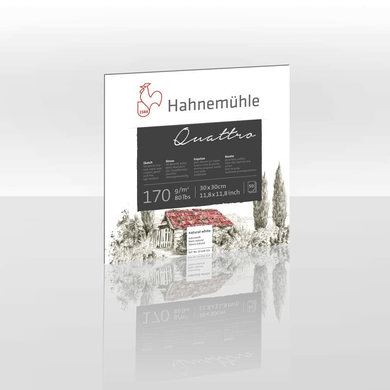 Hahnemühle Papier Quattro, 30 x 30 cm, 170 g/m²