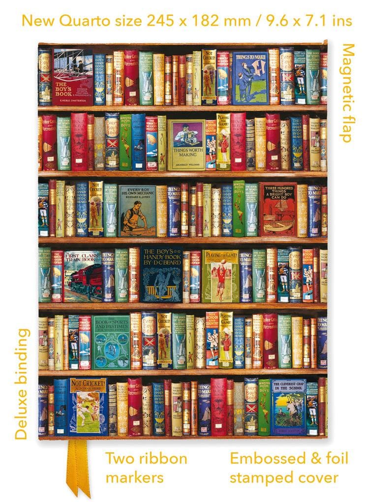 Bodleian Libraries: Hobbies & Pastimes Bookshelves (Foiled Quarto Journal)