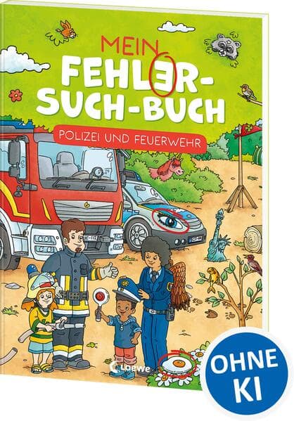 Mein Fehler-Such-Buch - Polizei und Feuerwehr