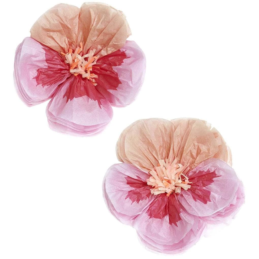Seidenpapierblumen Stiefmütterchen, Pink, M, FSC MIX, Ø 20 cm, 2 Stk
