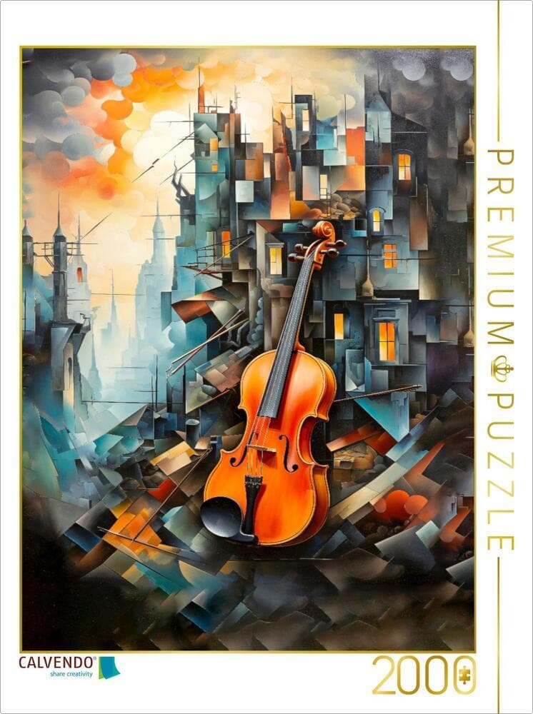 CALVENDO Puzzle Die Geige | 2000 Teile Lege-Größe 90x67cm Foto-Puzzle für glückliche Stunden