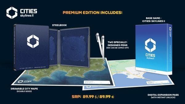 Cities: Skylines II Premium Edition (PlayStation PS5)