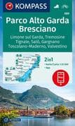 KOMPASS Wanderkarte 689 Parco Alto Garda, Bresciano, Limone sul Garda, Tremosine, Tignale, Salò, Gar