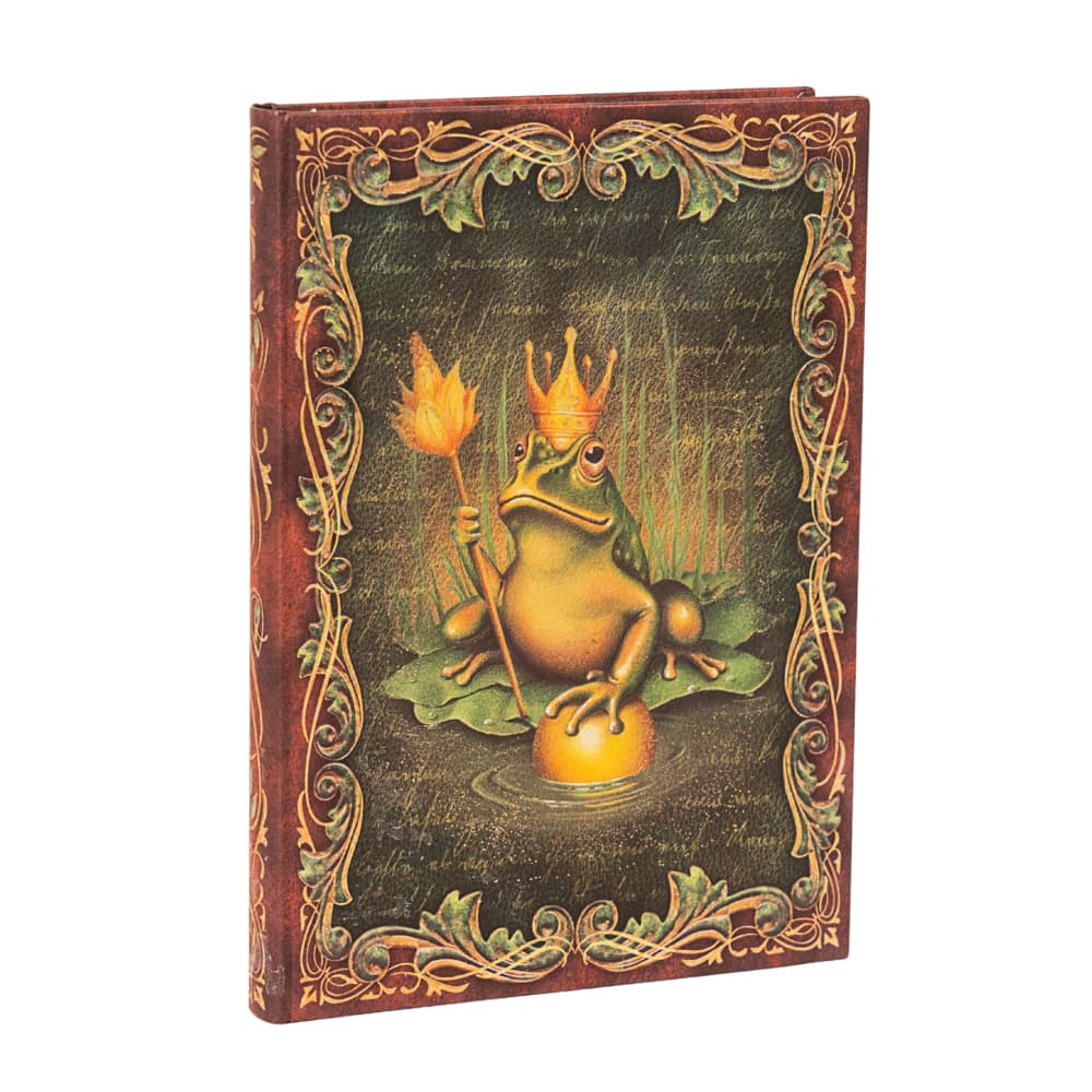 Notizbuch Die Brüder Grimm, Froschkönig Midi Liniert
