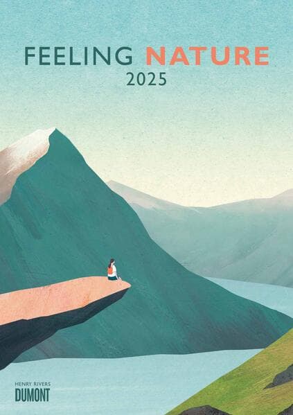 DUMONT - Feeling Nature 2025 Wandkalender, 29,7x42cm, Kalender mit Outdoor-Illustrationen von Henry