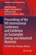 Proceedings of the 9th International Conference and Exhibition on Sustainable Energy and Advanced Ma