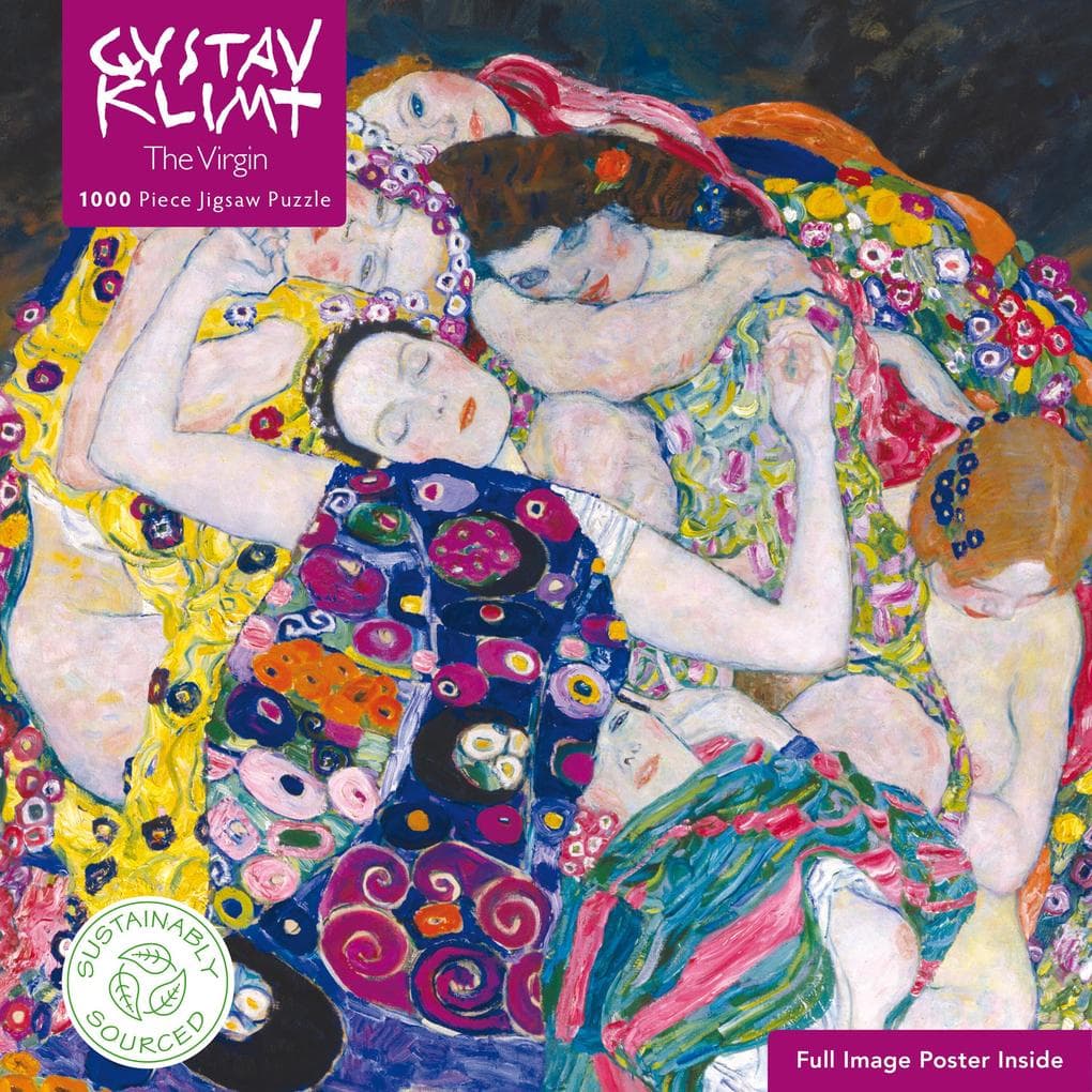 Adult Sustainable Jigsaw Puzzle Gustav Klimt: The Virgin
