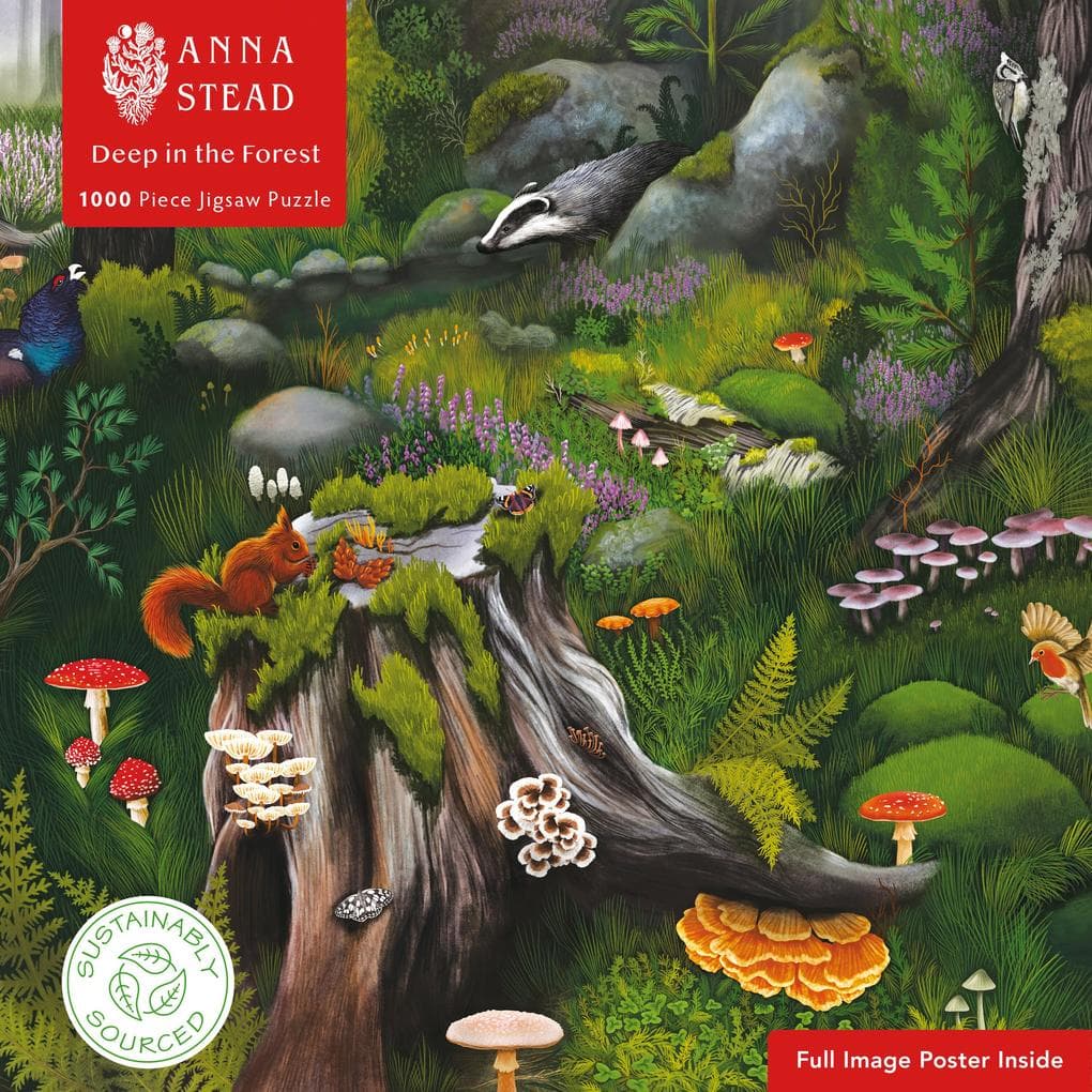 Adult Sustainable Jigsaw Puzzle Anna Stead: Deep in the Forest