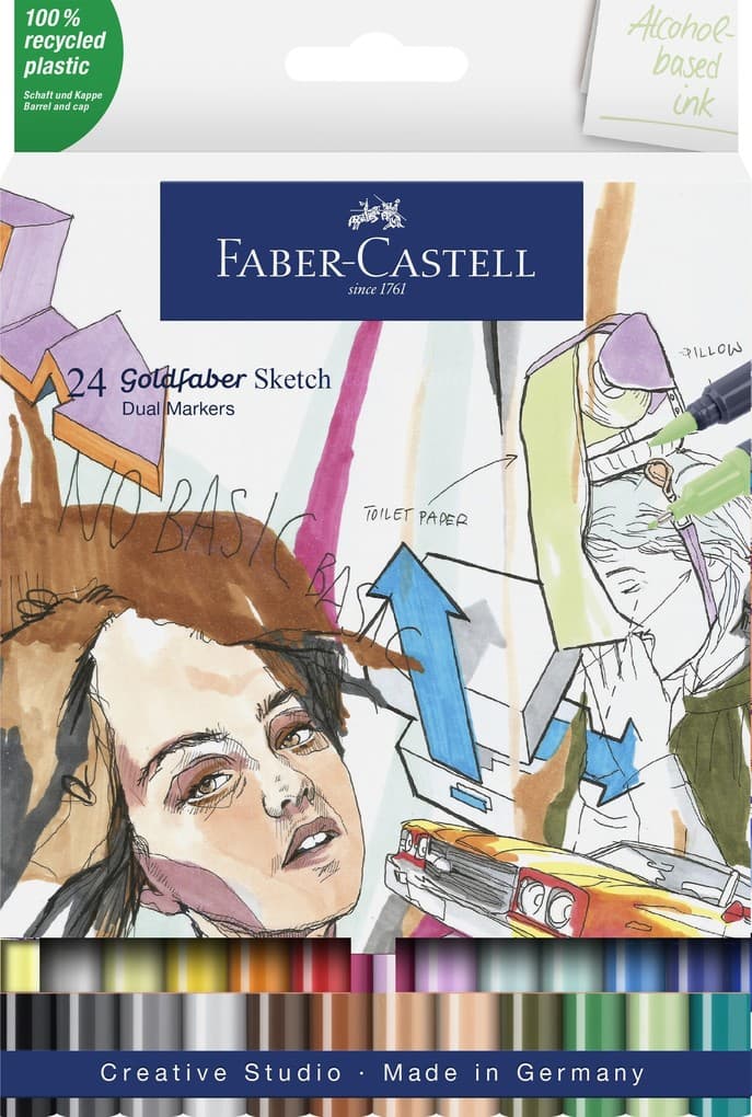Faber-Castell Goldfaber Sketch Marker 24er Set