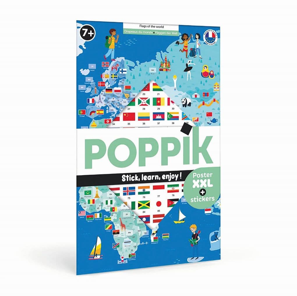 POPPIK - Lernposter & Sticker Flaggen der Welt