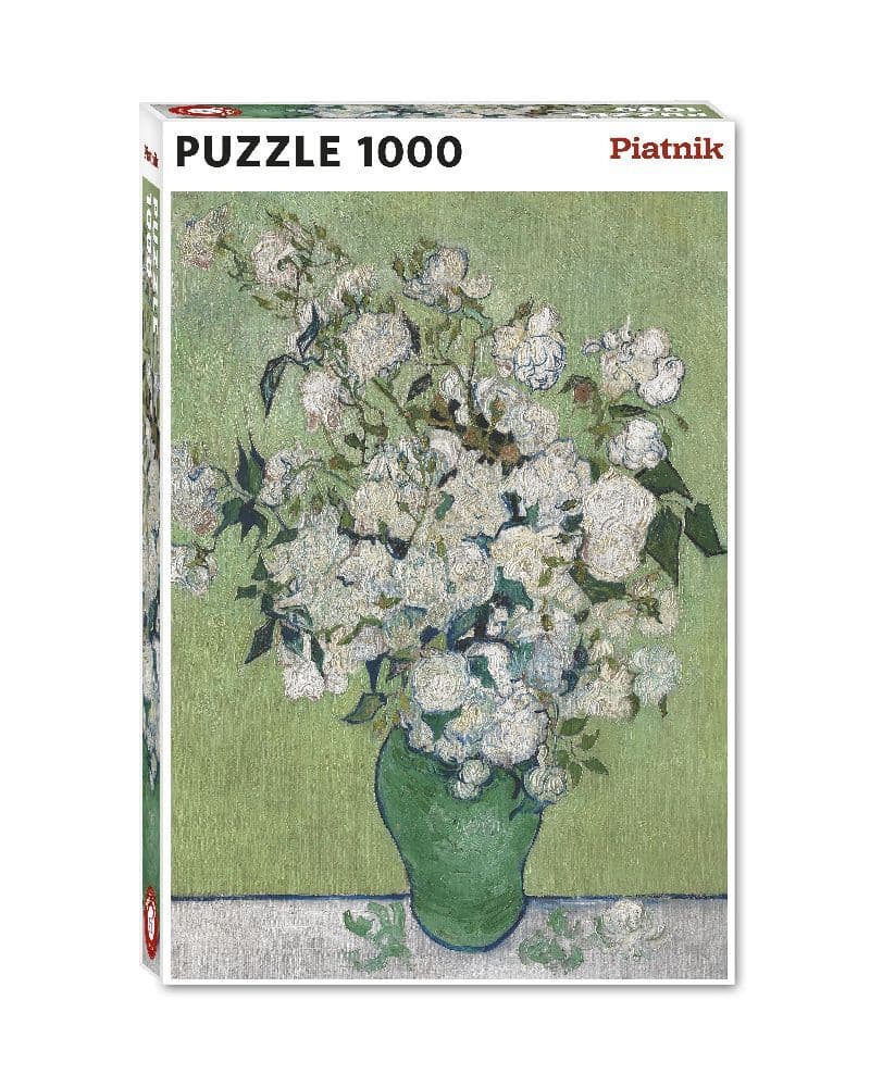 van Gogh - Gruene Vase mit weissen Rosen