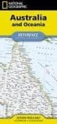 National Geographic Australia and Oceania Map (Folded with Flags and Facts)