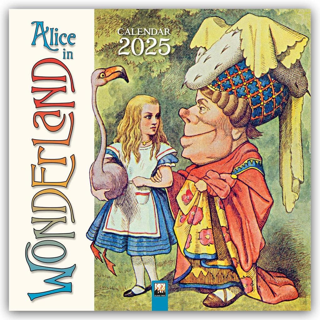 Alice's Adventures in Wonderland Wall Calendar 2025 (Art Calendar)