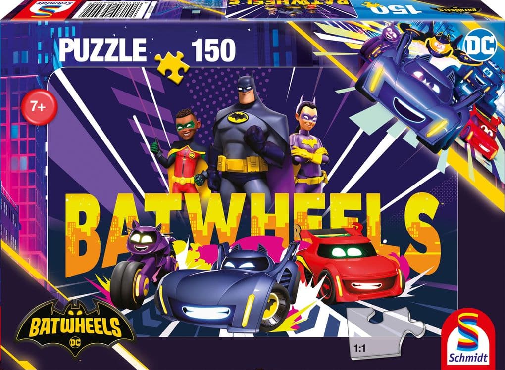 Schmidt Spiele - DC Batwheels: Ready to roll, 150 Teile