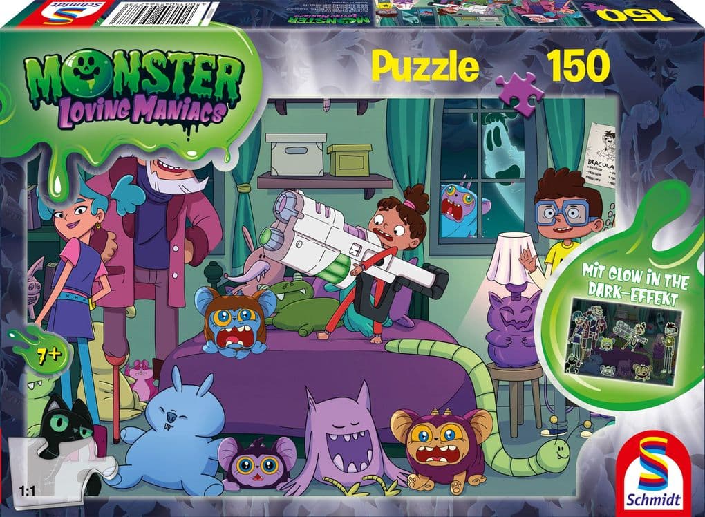 Schmidt Spiele - Monster Loving Maniacs: Bo als Monsterjäger, 150 Teile