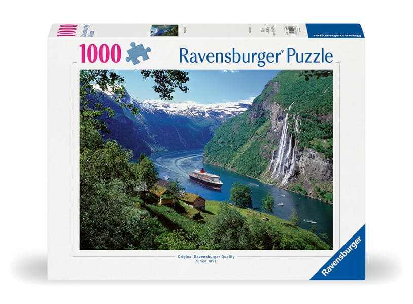 Erwachsenenpuzzle 1000 Teile - Norwegischer Fjord