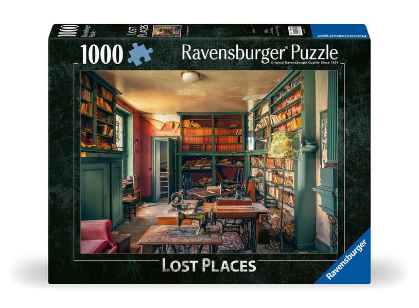Erwachsenenpuzzle 1000 Teile - Mysterious castle library
