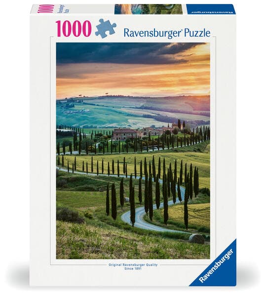 Erwachsenenpuzzle 1000 Teile - Orciatal, Toskana