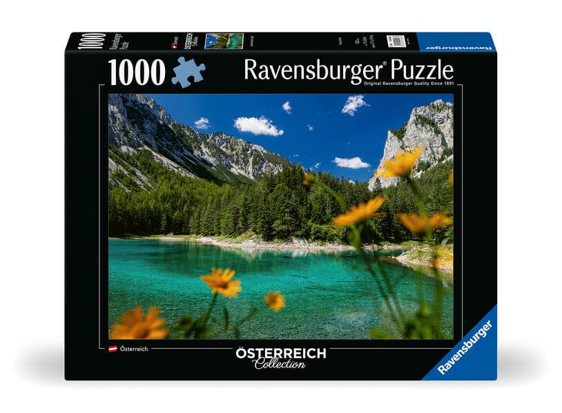 Erwachsenenpuzzle 1000 Teile - Grüner See bei Tragöß