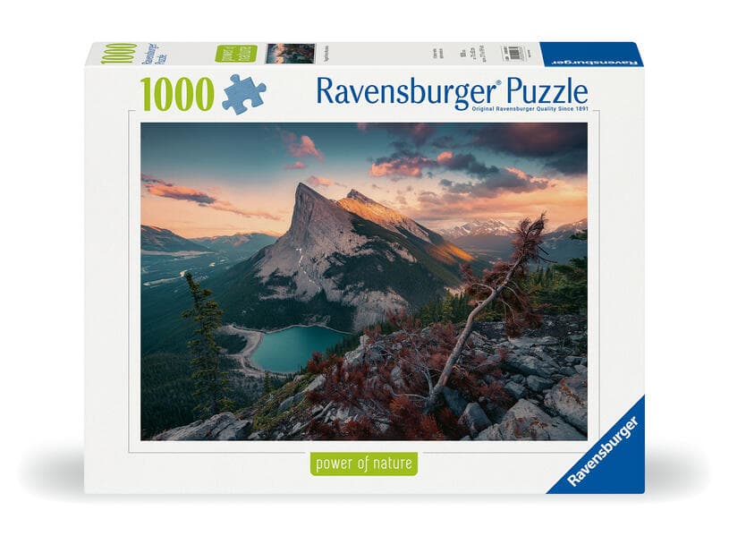 Erwachsenenpuzzle 1000 Teile - Abends in den Rocky Mountains