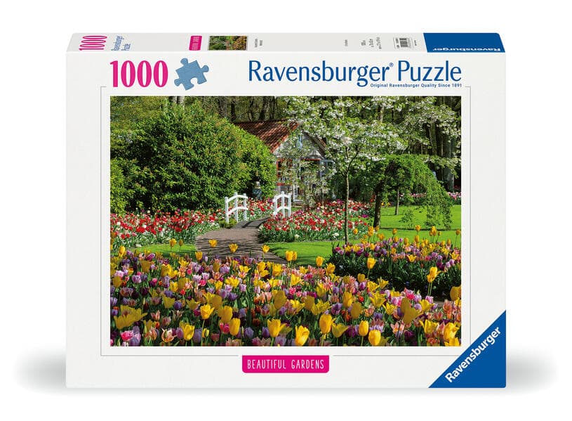 Erwachsenenpuzzle 1000 Teile - Keukenhof Gardens, Niederlande