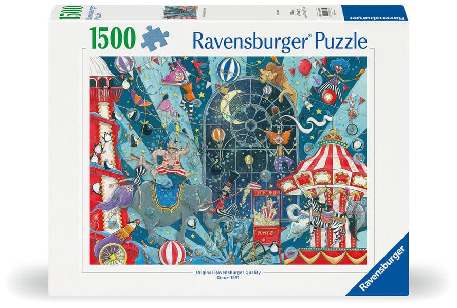 Erwachsenenpuzzle 1500 Teile - Willkommen beim Zirkus