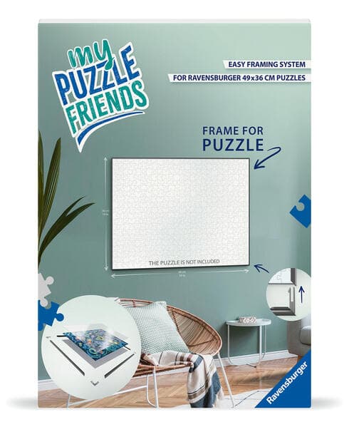 Puzzlezubehör - Puzzle-Rahmen, weiß
