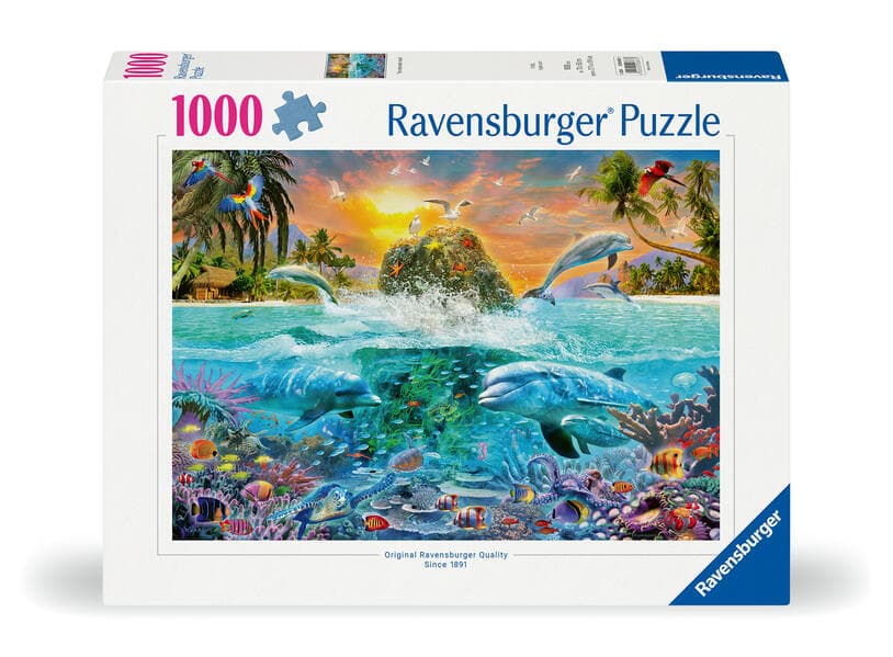 Adult puzzle 1000 Teile - Die Unterwasserinsel